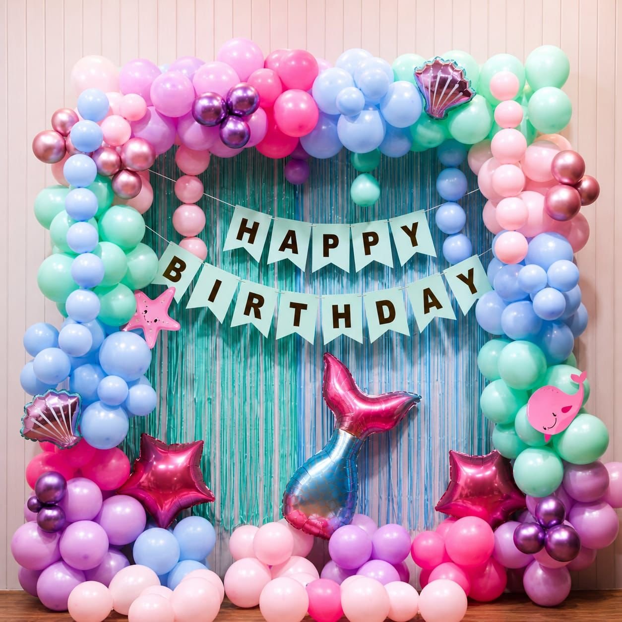 Mermaid Under the Sea Birthday Decoration 🧜‍♀️