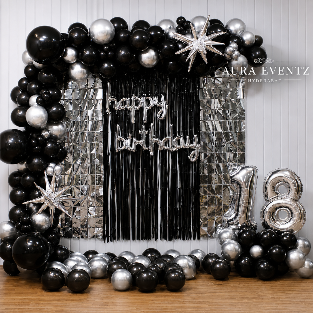 Black Chrome Birthday Bliss