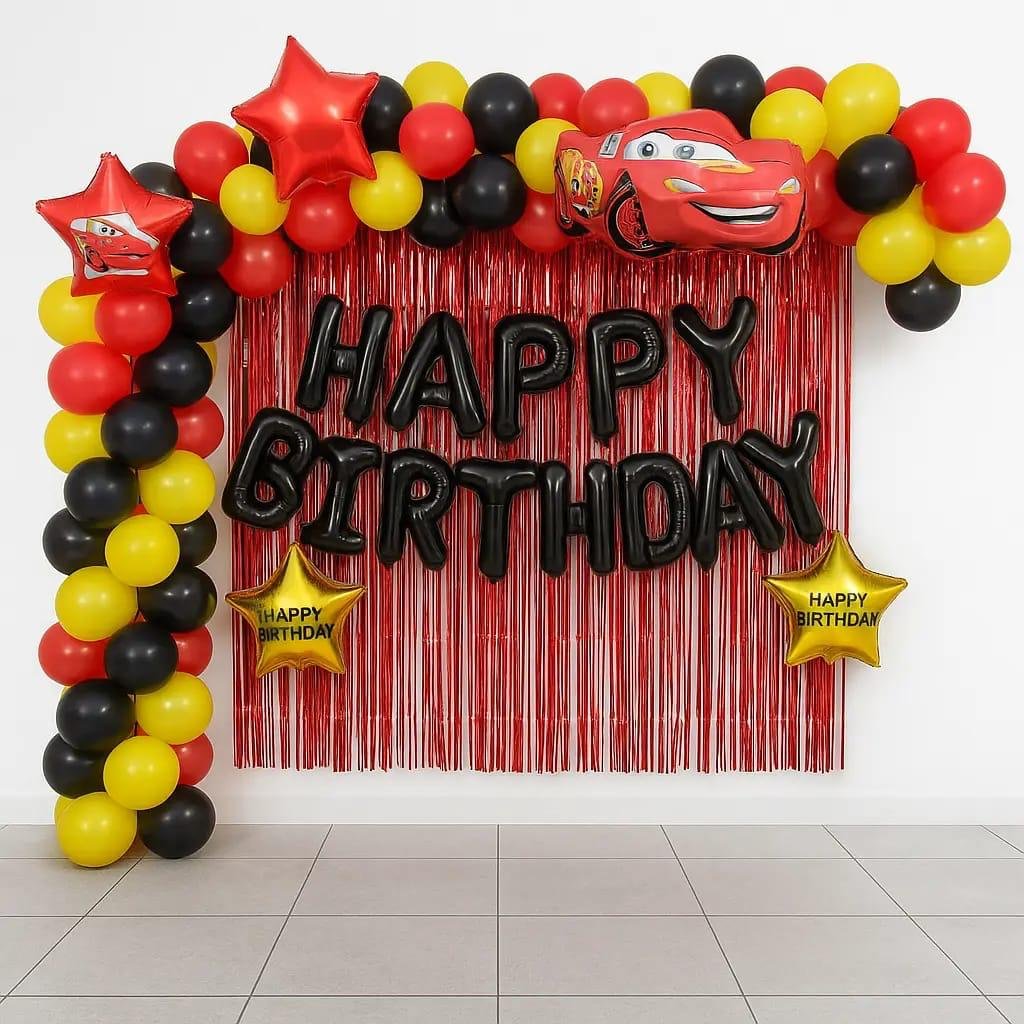 Cars Birthday Decoration 🏎️