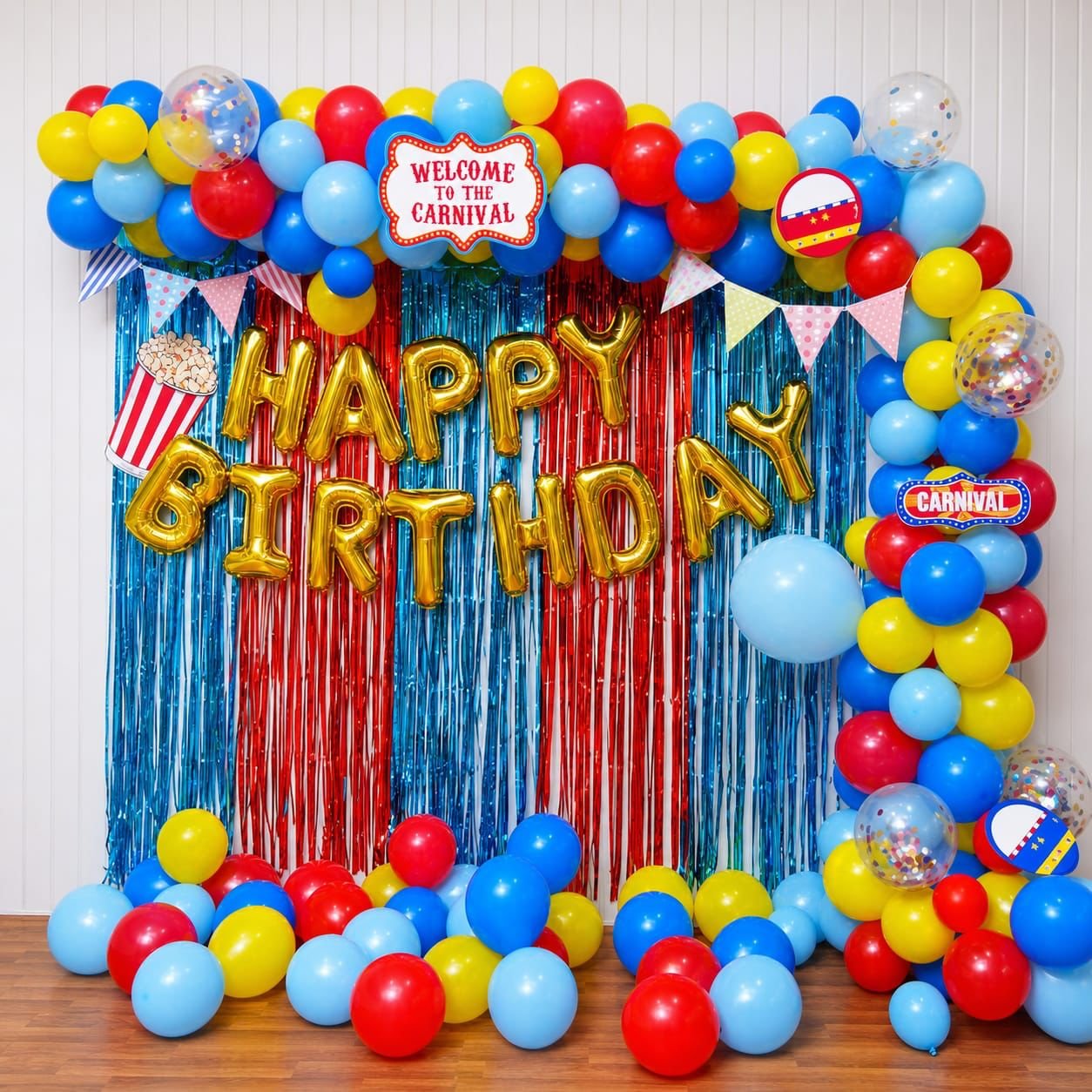 Carnival Theme Birthday Decoration 🎪