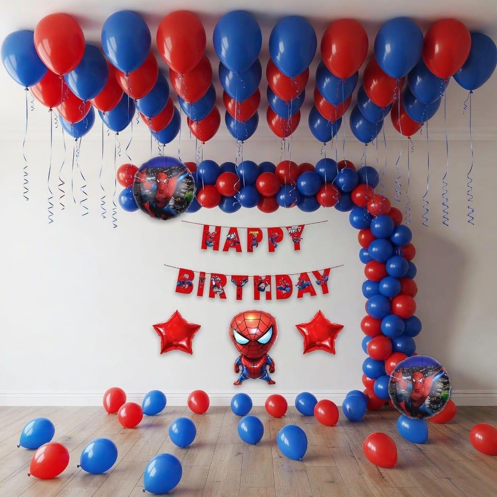 Spider-Man Birthday Decoration 🕷️