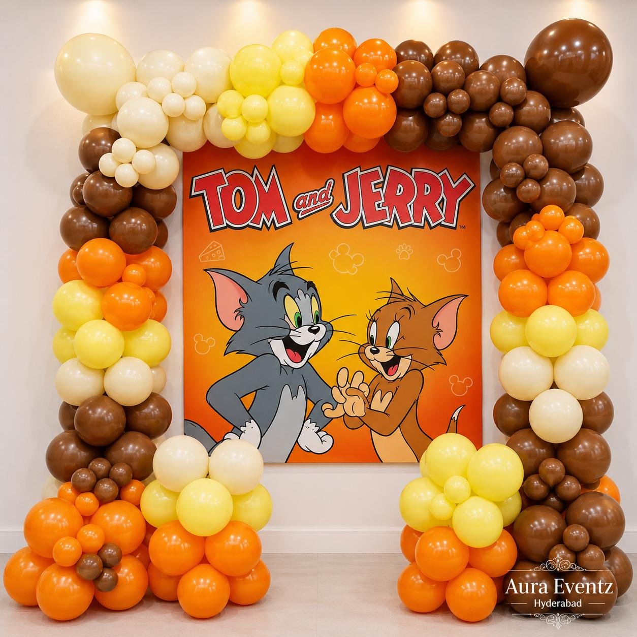 Tom & Jerry Themed Birthday Decoration 🐱🐭