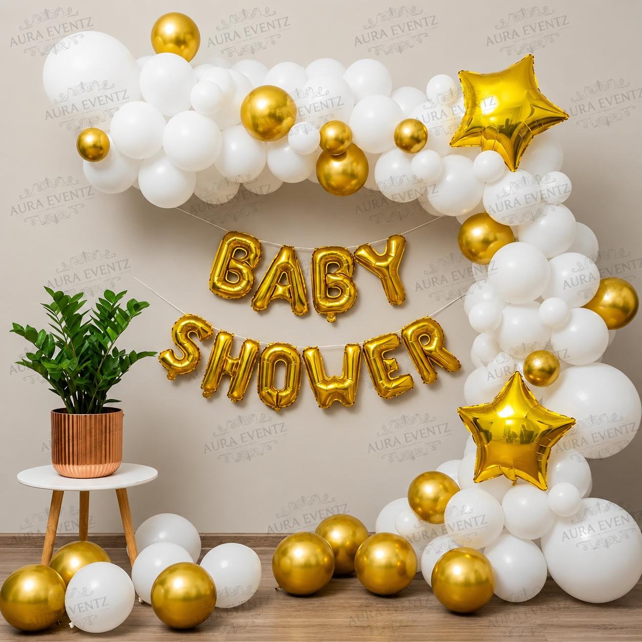 Pink Baby Girl Shower Decoration